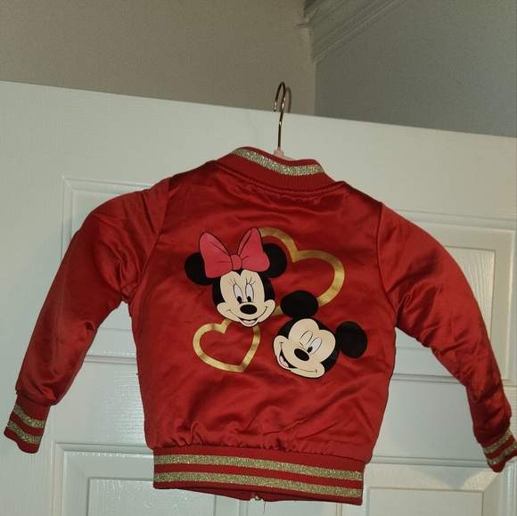 DISNEY MICKEY & MINNIE MOUSE JACKET COAT !! - Picture 2 of 6